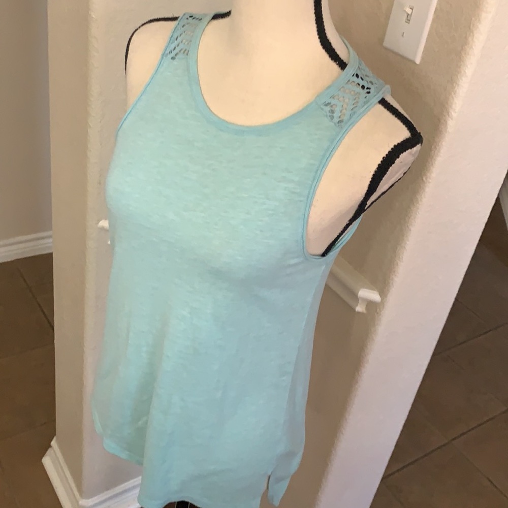 Aeropostale light turquoise tank top - Picture 13 of 17